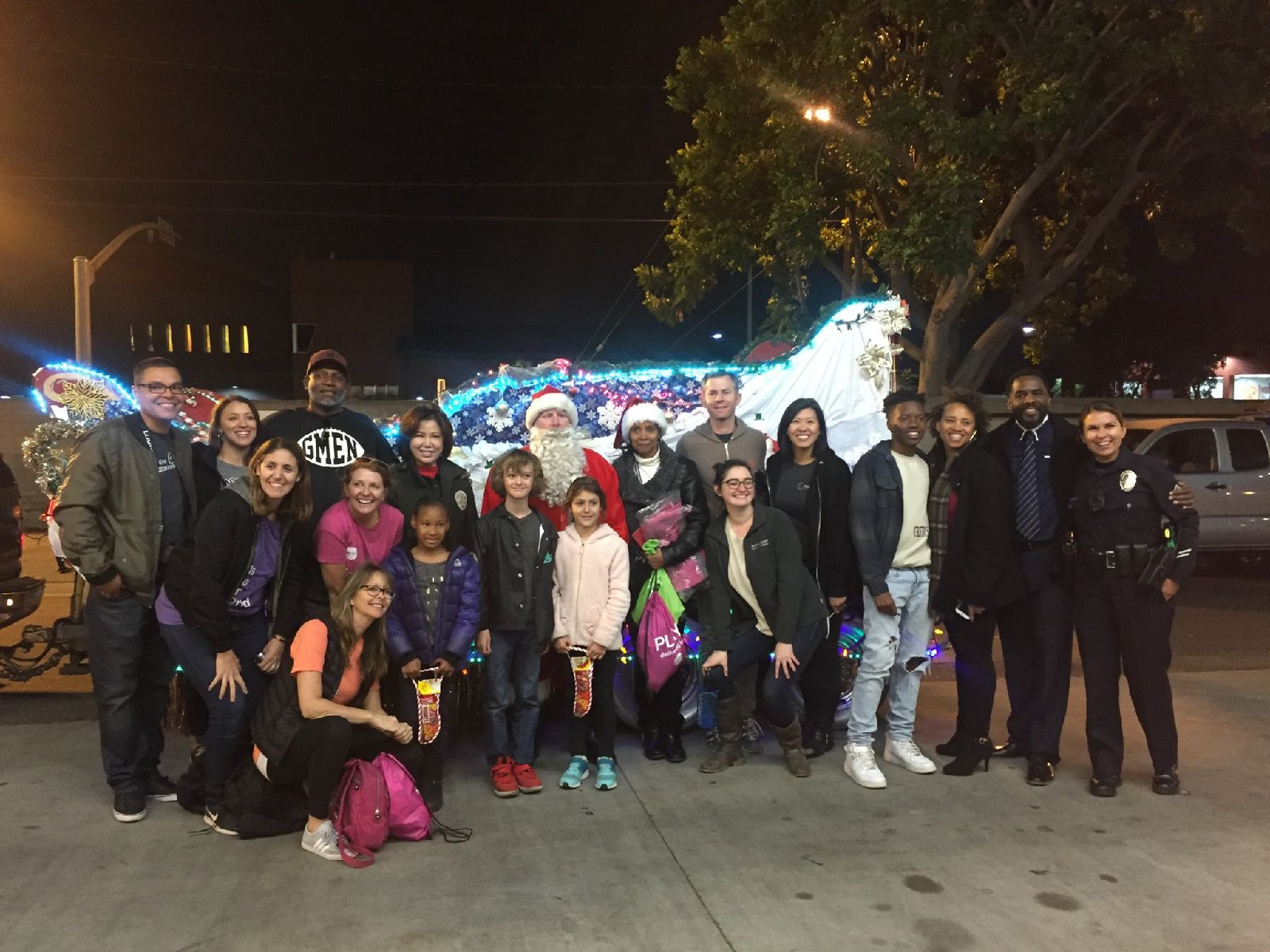 Winter wonderland attendees