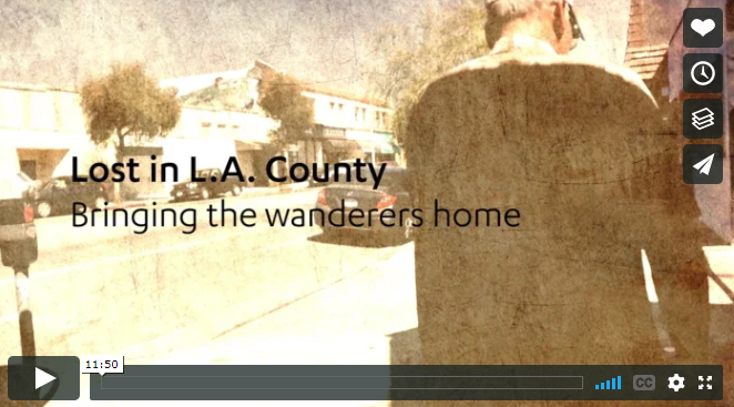 Lost in LA County, bringing the wanderers home video screenshot