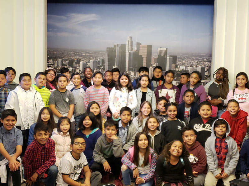Gardena Elementary Students at City Hall