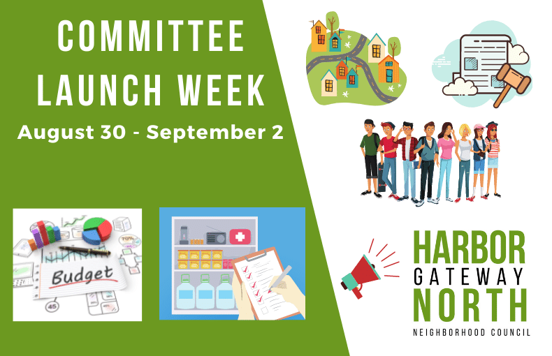 Committee Launch Week
