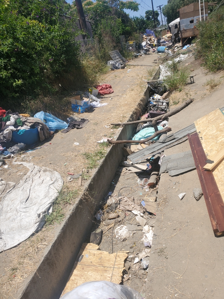 Caltrans drain and trash