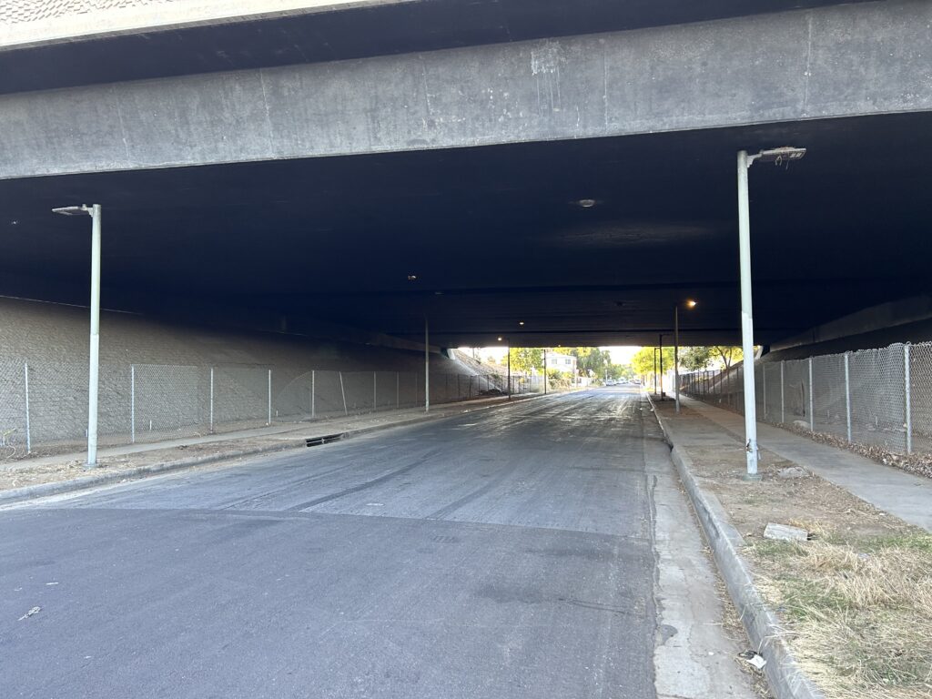 Stanford Avenue after the clean up 8-26-2023